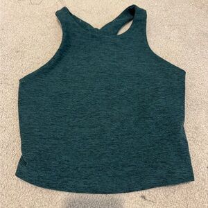 Beyond Yoga Forest Green Tank Top with built in bra